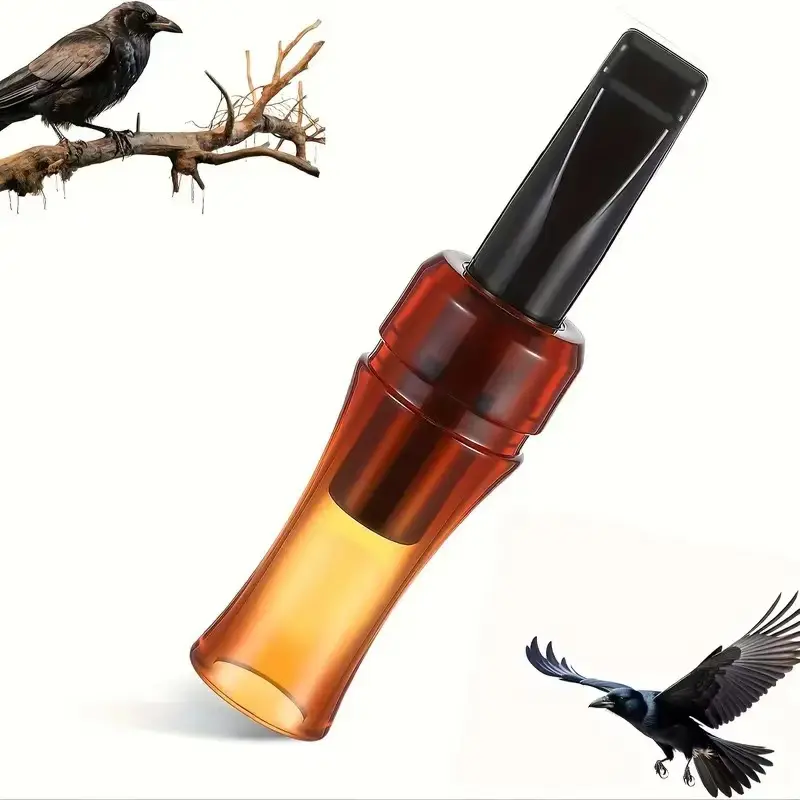 Crow Call Whistle for Hunting, Realistic Sound Crow Decoy Caller, Portable Outdoor Bird Call for Duck, Pheasant, Goose Hunting Accessories