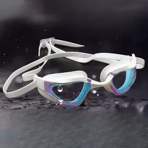 Summer Hot Selling Anti Fog Swimming Goggles for Adults Electroplated Racing Lenses Professional Swim Gear Competition Grade HD Vision Comfort Fit UV Protection Waterproof Design