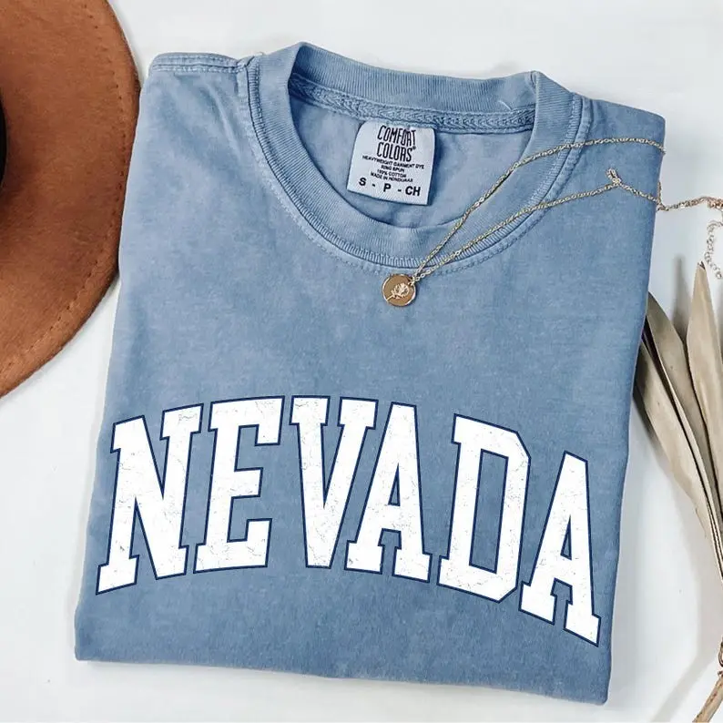 Comfort Colors Nevada T- Shirt, Vintage Nevada State Tshirt, Game Day Shirt, Nevada Lover, Nevada  Gifts, Unisex Tee