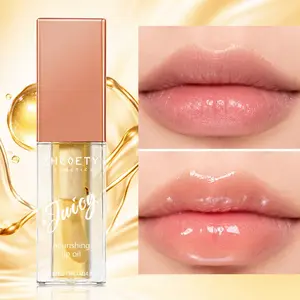 6 Color Hydrating Lip Oil, Glassy Lips, Deep Moisturizing Care, Compact and Portable, Long-Lasting Glossy Finish, Ideal for Daily Use