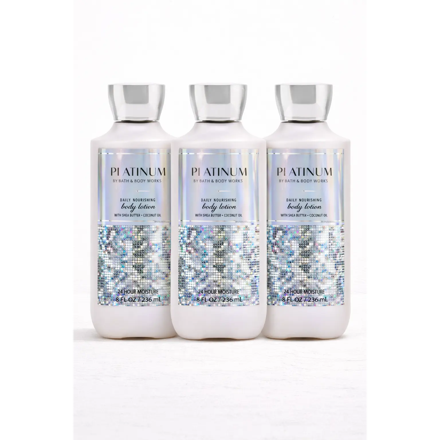 PLATINUM Bath & Body Works Body Lotion 3-Pack – 8 oz Each