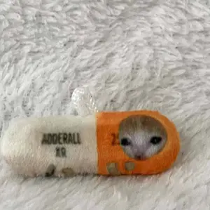 Addie sad cat keychain