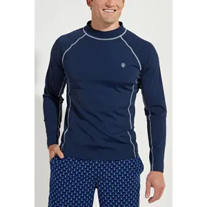 Men's Tulum Long Sleeve Surf Rash Guard | Navy