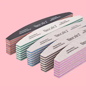 Mixed Grit Nail File, Professional Nail Files, Waterproof Nails Files, Manicure & Pedicure Tools for Home & Salon Use