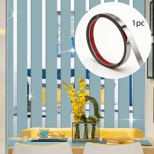 Stainless Steel Flat Decorative Lines,Self-adhesive titanium,Decorative lines, Stainless steel, Beautiful edges, TV background wall,Wall Stickea