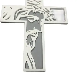 Handcrafted Faith Decor - Cross Design with Intricate Details and Unique Craftsmanship