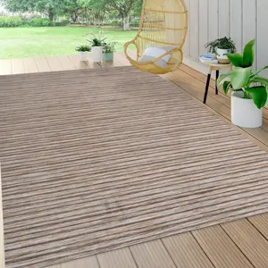 JONATHAN Y Finn Modern Farmhouse Pinstripe Indoor/Outdoor Area Rug; for Living Room, Kitchen, Bedroom, Dining Room, Patio, Porch, Backyard