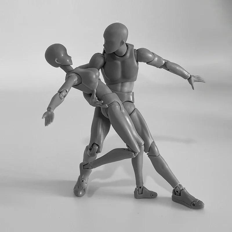 Sketch Draw Figurines Male Female Movable Body Kun Body Chan Joint Pain Anime Figure Shf Action Figure Toy Model Draw Mannequin