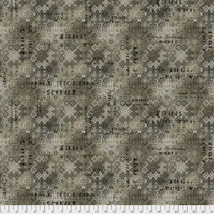 Abandoned - Faded Tile - Neutral - by Tim Holtz with Free Spirit Fabrics