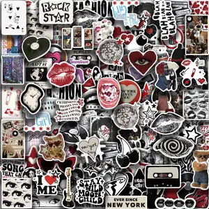 100 Y2K Downtown Girls Stickers, Suitable for Scrapbooks, Diaries, Laptops, Water Bottles, Cars, and Other Faith-based Designs—gifts with Positive Messages.