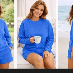 New Women's Textured Lounge Set size M