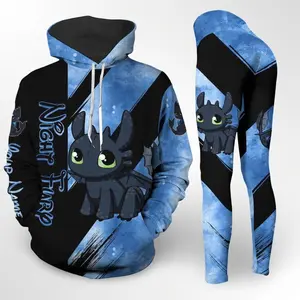 Personalized Cute T000thless Hoodie Leggings Toothless 3D All Over Print