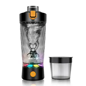 Fully Automatic Outdoor Fitness Electric Shaker Bottle, Multifunctional Portable Large-Capacity Mixing Cup for Protein Powder, Milk Powder, Soy Milk & Coffee