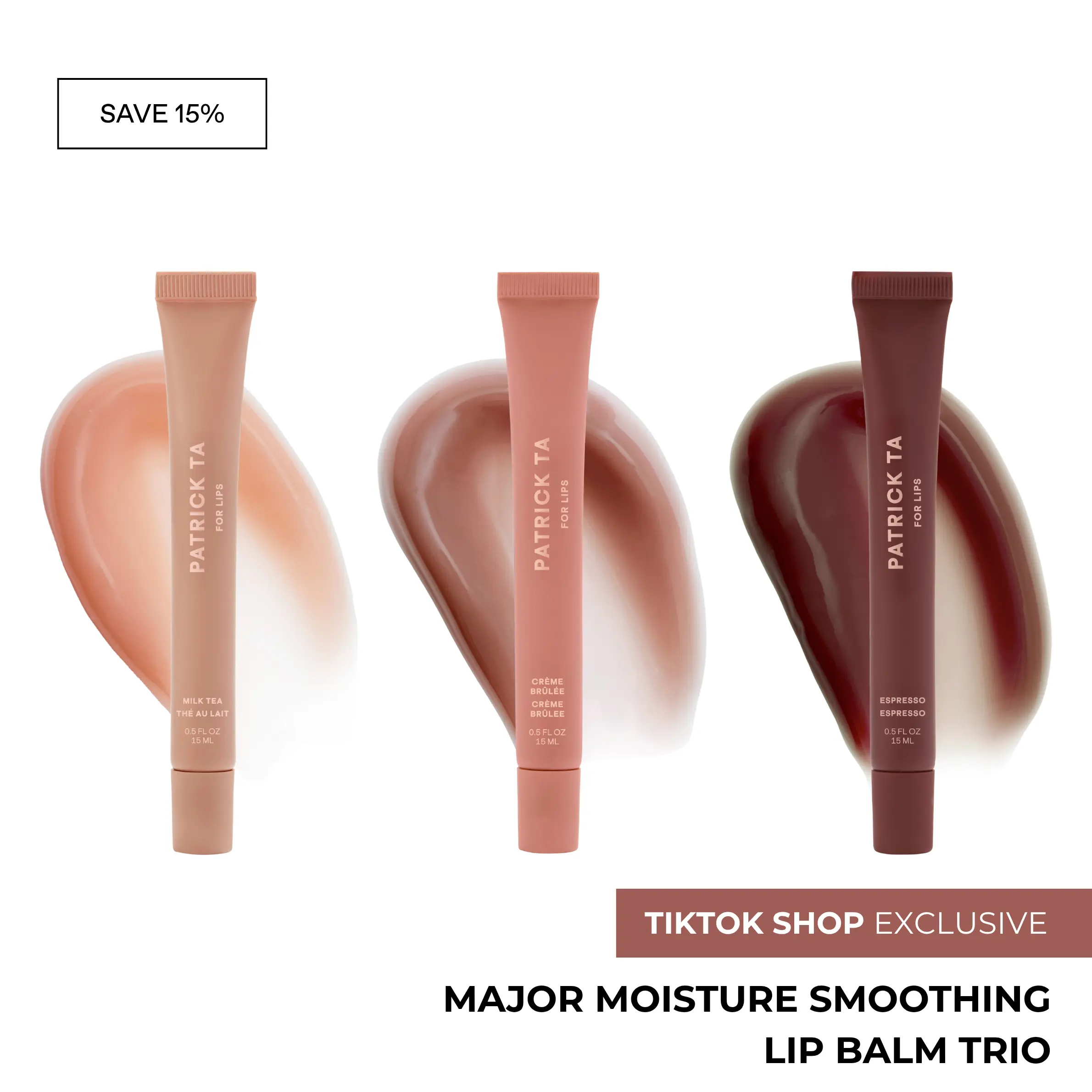 Major Moisture Smoothing Lip Balm Trio