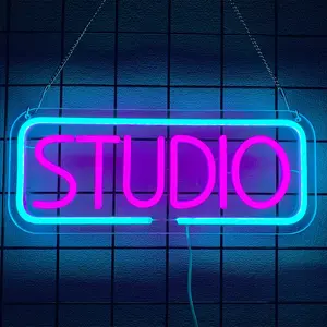 On Air Neon Light Sign, USB LED Studio Live Decor Lamp,  LED Sign for Twitch Tiktok Youtube Streaming Gamers