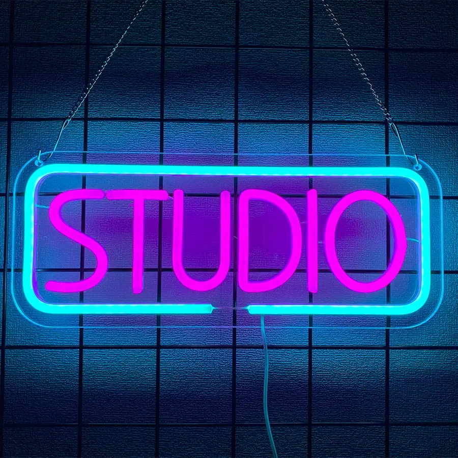 On Air Neon Light Sign, USB LED Studio Live Decor Lamp,  LED Sign for Twitch Tiktok Youtube Streaming Gamers