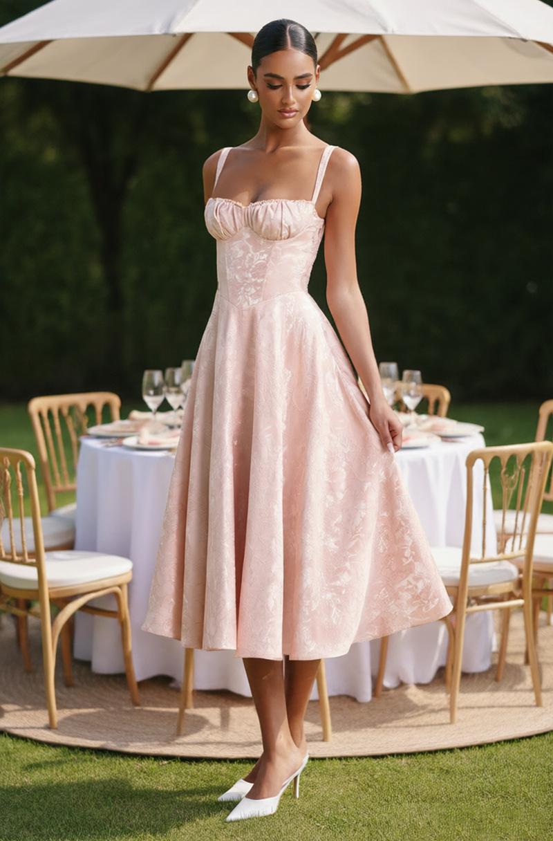 Strap-back Soft-style Dress Womens Backless Dress