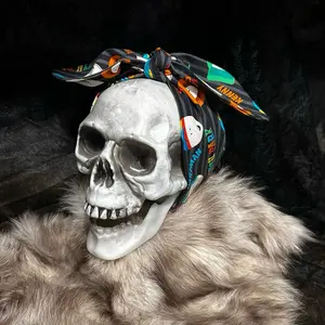 South Park Pinup Style Headband - Classic Characters from the Show, Black Design with Unique Patterns, Stylish and Trendy Accessory