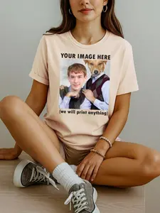 [Sale up to 30%] + [FREE SHIP] Make Your Own T Shirt | Soft Cotton Shirts | Your Image Printed | Fully Personalised T-Shirts | We Print Anything! | S67