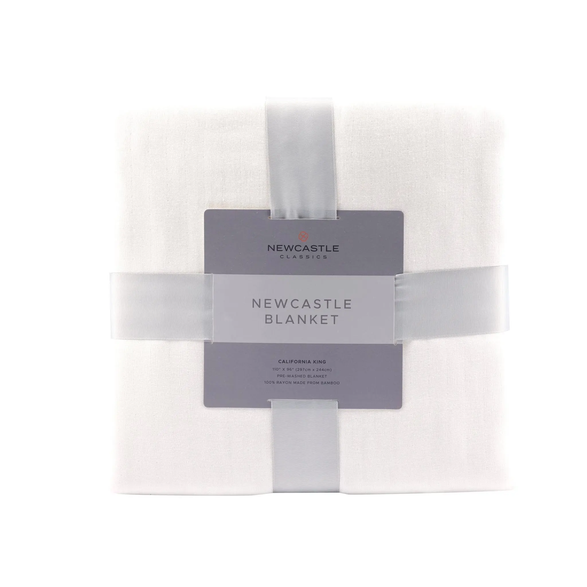 Newcastle Pristine White Oversized Bamboo Blanket - Queen