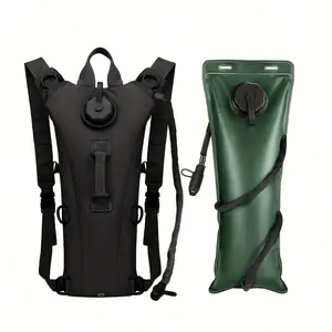 Outdoor 3L Water Bag Double Shoulder Water Bag Backpack Travel Cycling Mountaineering Tactical Portable Water Bottle Water Bag Back