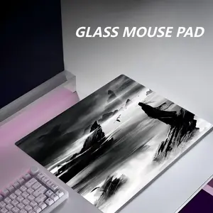 Control Type Glass Mouse Pad Professional Fps Gaming Smooth Feel, High-Quality Precision Control Surface, Ideal for Gamers & PC Users