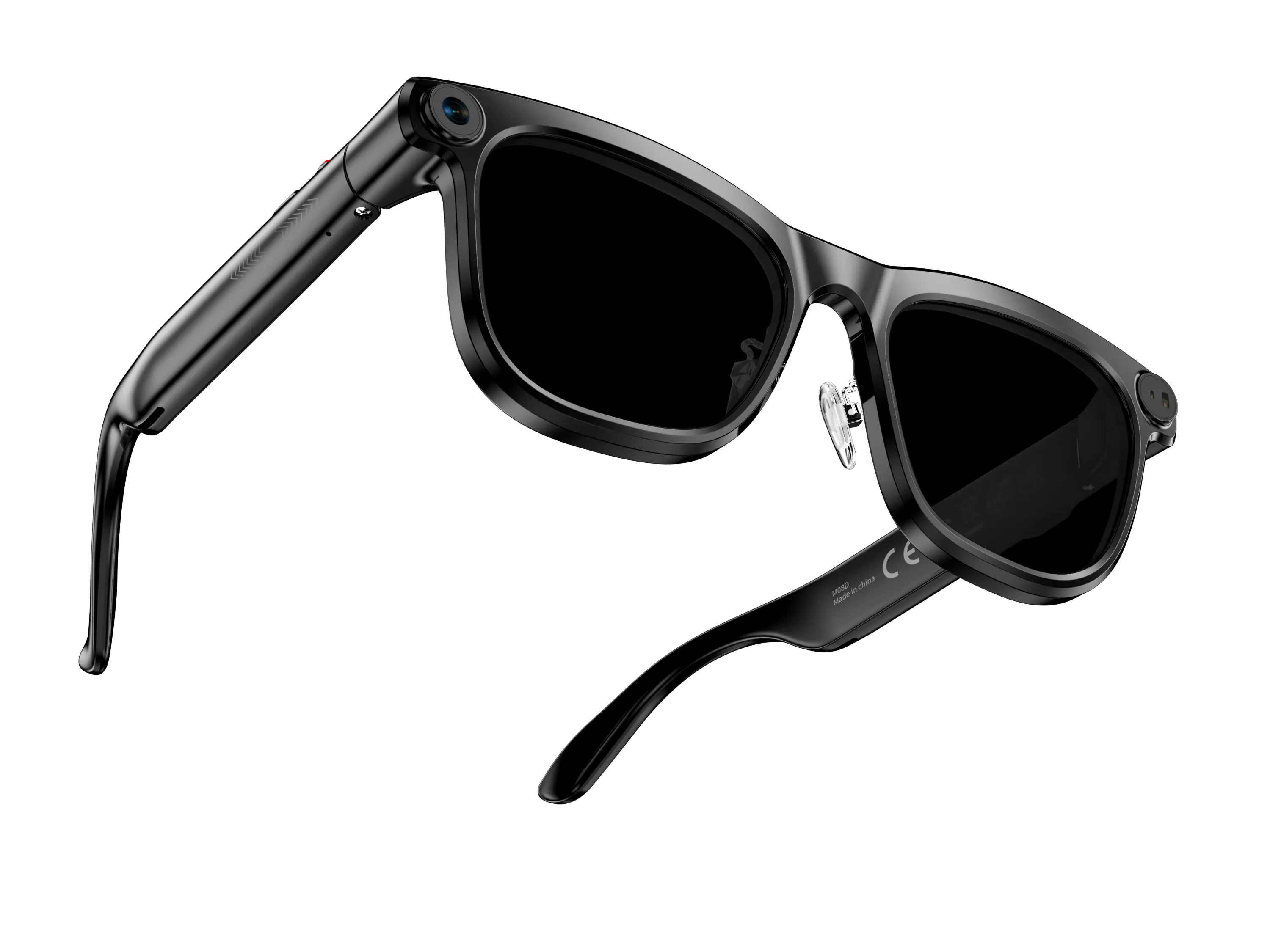 Flagoose 2PCS  AI Smart Glasses with Camera 8MP  for Men and Women with Button Touch Adjustment AI Translation Voice Assistant for Outdoor,Cycling, Climbing, Skiing, Work and Daily‑life Recording