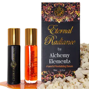 Alchemy Elements Eternal Radiance Serum - High Boswellic Acid Frankincense Sacra Resin Extract - Organic Ingredients - 10mL - Gentle Nourishing Daily Moisturizer