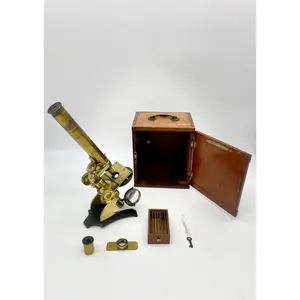 Watson & Son Compound Monocular Microscope Boxed Set