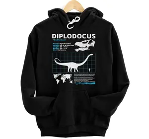 Diplodocus fact sheet Hoodie, Sweatshirt, T-Shirt