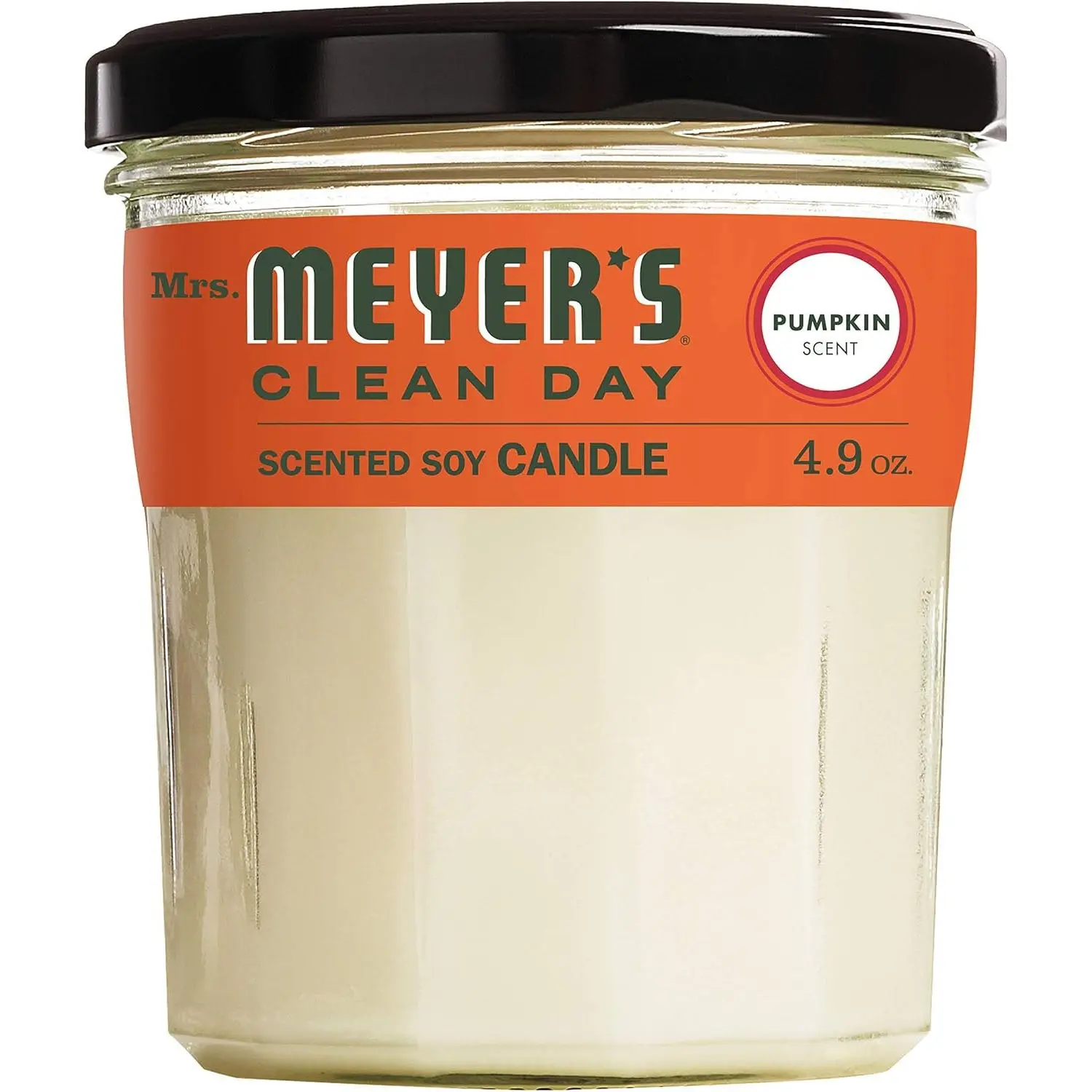 Mrs. Meyer's Vegetable Soy Scented Wick Candle - Pumpkin Scent, 4.9 oz Home Decor Gift