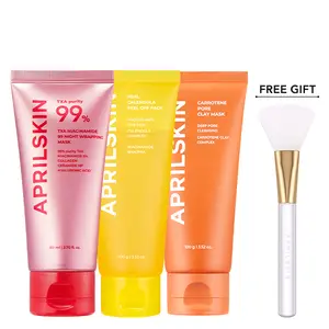 [APRILSKIN Official] Mix&Match Mask SET for Filter Skin | TXA 99 Niacinamide Overnight Wrapping Mask for Spot Care | Calendula Peel Off Mask for Congested Pores | Carrotene Mud Mask for Exxcess Sebum Care | Korean Skincare | Speical Pore Care