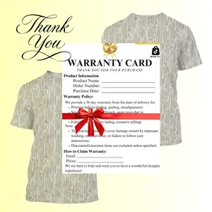 Thank You for Supporting Our Clothing , Customer Appreciation Giftt Cardd