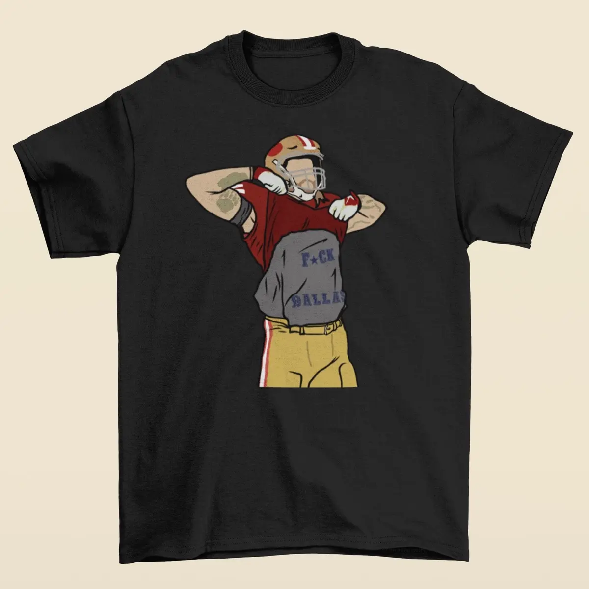 George Kittle F Dallas T-Shirt Unisex Crew Neck Short Sleeve Tee