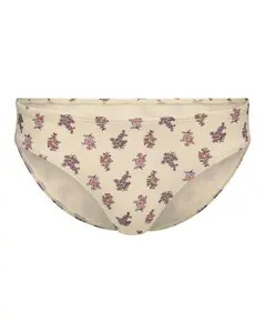 Shelbie B1 Floral Beige Swimwear Bottom