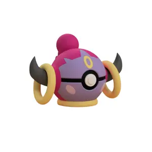 Hoopa Poke Ball - Inspired 3D Printed Collectible