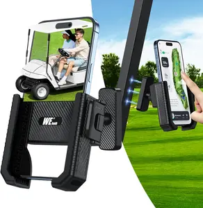 Magnetic Golf Cart Phone Holder, Rotatable Phone Mount Holder Compatible with Iphone/Galaxy/Smartphones, Golf Cart Accessories forClub Car