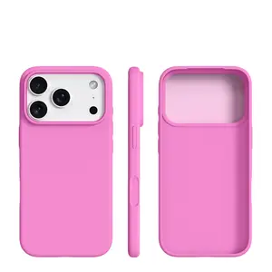 1 piece BASE MORE COVER luxury ultra-thin liquid silicone iPhone case for Apple mobile phones. Soft touch feel, soft edge wrapping, matte soft shell case. Skin-like texture. Naked phone case. Suitable for Apple iPhone 17 Pro Max/16/15/14/13 Pro Max Plus.