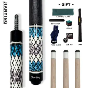 2026 New style 58inch Pool Cue Stick Ergonomic Design Hardwood Canadian Maple 12.5mm Tip 18-21oz Billiard Cue