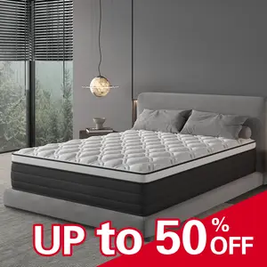 12/14Inch Luxury Mattress Twin Full Queen King Size Gel Memory Foam Pocket Spring Hydird Mattress In A Box Medium Firm