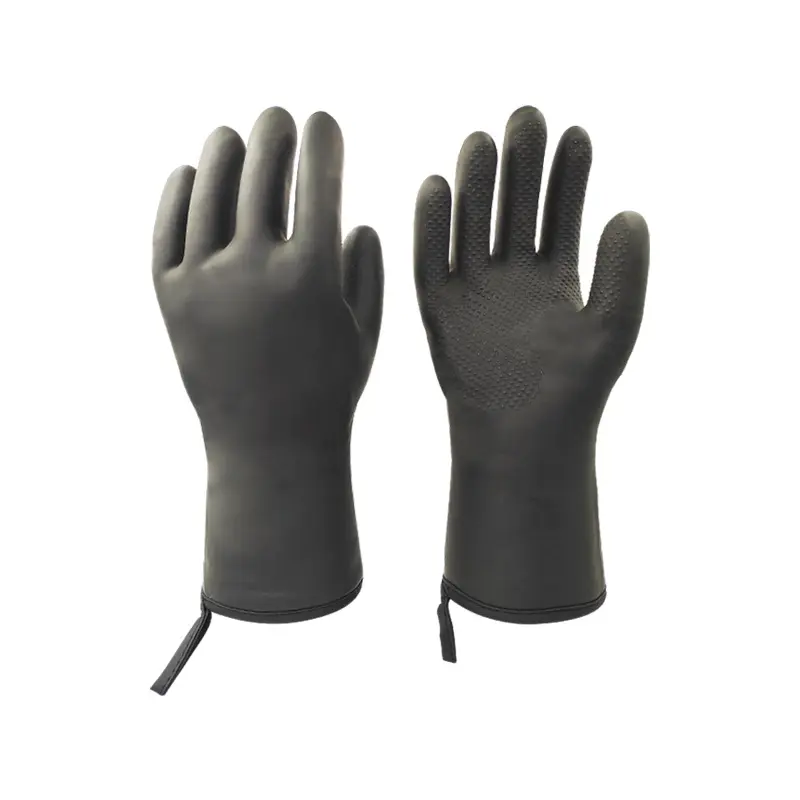 Heat Resistant Gloves 350°C Anti-Steam Waterproof Anti-Oil Splash Non-Slip Anti-Scald for Kitchen