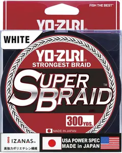 Yo-Zuri SuperBraid White - 300 Yard Spool