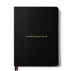 Family Treasure Book Fill Blank Journal Soft Cover Notebook Scrapbook Materials