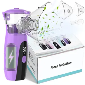 Portable Nebulizer USB-powered with Self-Cleaning Mode, Rechargeable Nebulizer, Handheld Smart Nebulizer,  quiet operation, easy to use and maintain