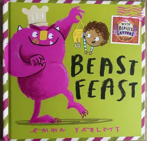 Beast Feast by Emma Yarlett 2020 Hardcover Usborne Books with Beastly Letters to Open English Edition