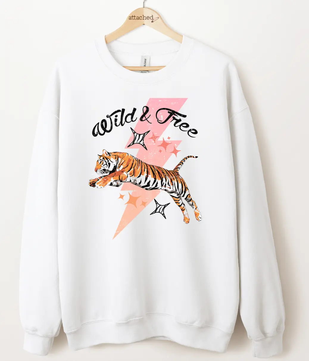 Wild & Free Tiger Graphic Top Wild & Free Tiger Graphic Top