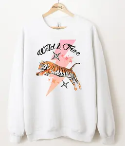 Wild & Free Tiger Graphic Top