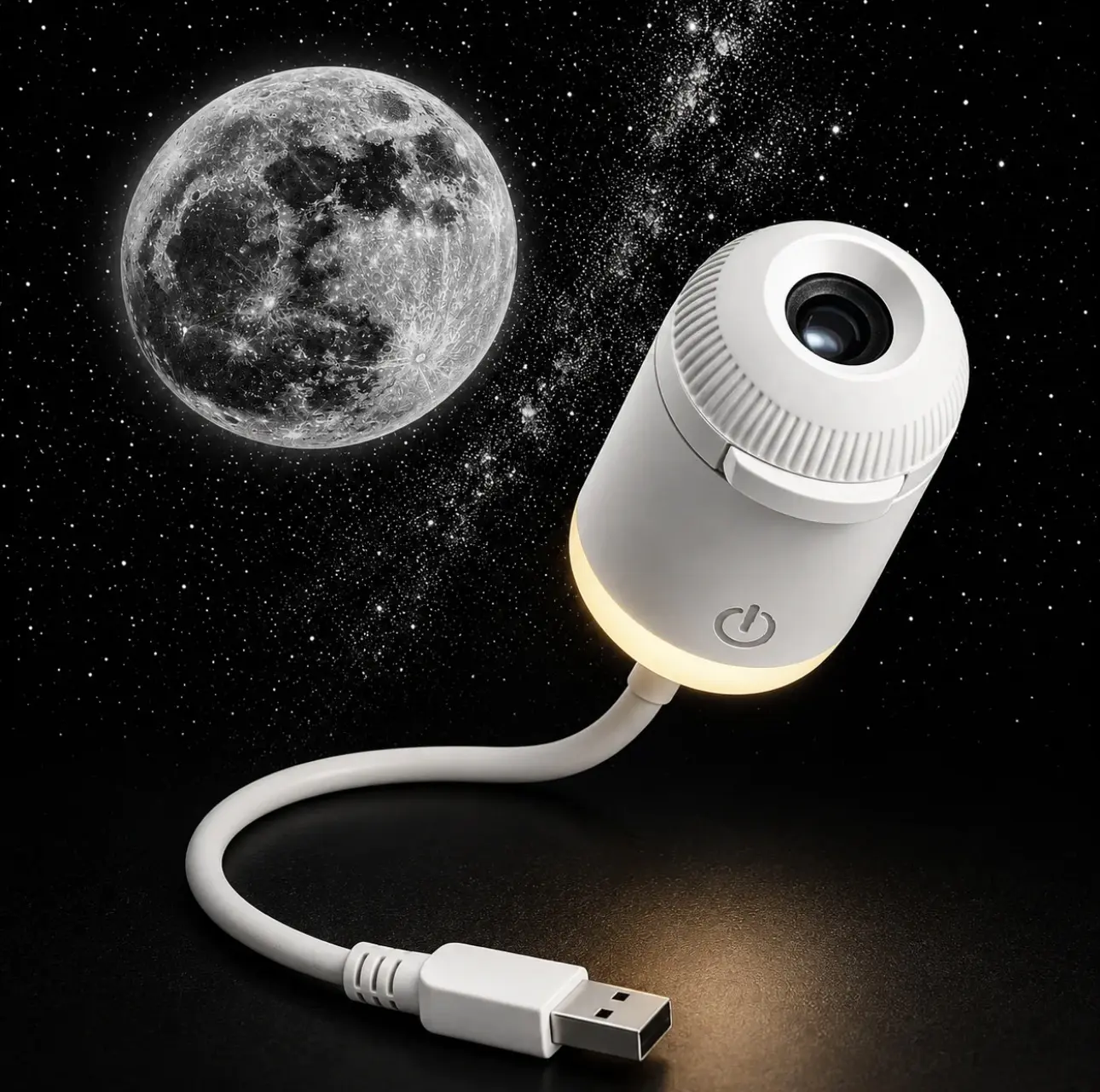 Portable Galaxy Starry Sky Night Light Projector, Touch Control Adjustable Brightness,  Eye-Caring LED Light for Kids Bedroom Home Decor Gift projector night light