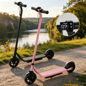 Kids' Safe Electric Scooter with 250W Powerful Motor, 3 Adjustable Speed Settings, 6.5" Solid Anti-Puncture Tires, Lightweight Design, Safety Features, Easy Control for Outdoor Sports