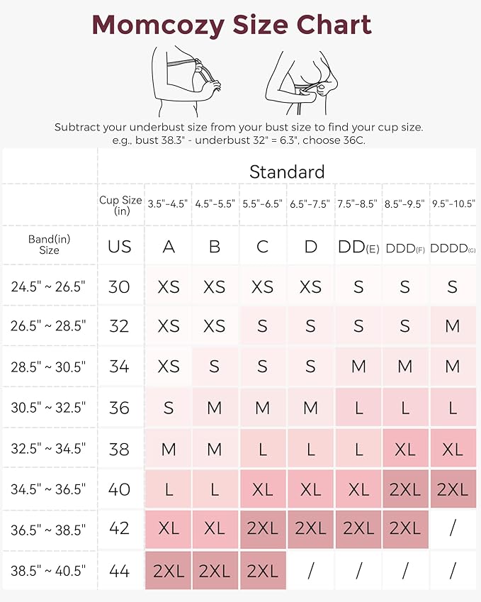 Momcozy Pumping Bra, Hands Free Pumping Bras for Women Supportive  Free Nursing Bra HF008, Adjustable Nursing Bra Comfortable YN08 1 Pack tiktok shop maternity  undies